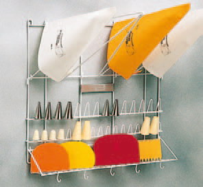 Piping Bag and Piping Tip Wall Rack Piping Bag and Piping Tip Wall Rack