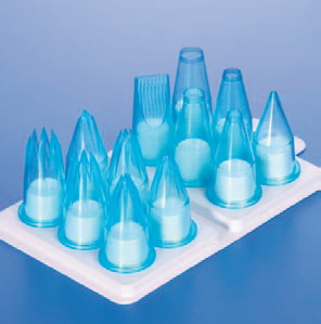 Piping Tip Set of 6 Polycarbonate 3 Round Hole 3 Star Piping Tip Set of 6 Polycarbonate 3 Round Hole 3 Star
